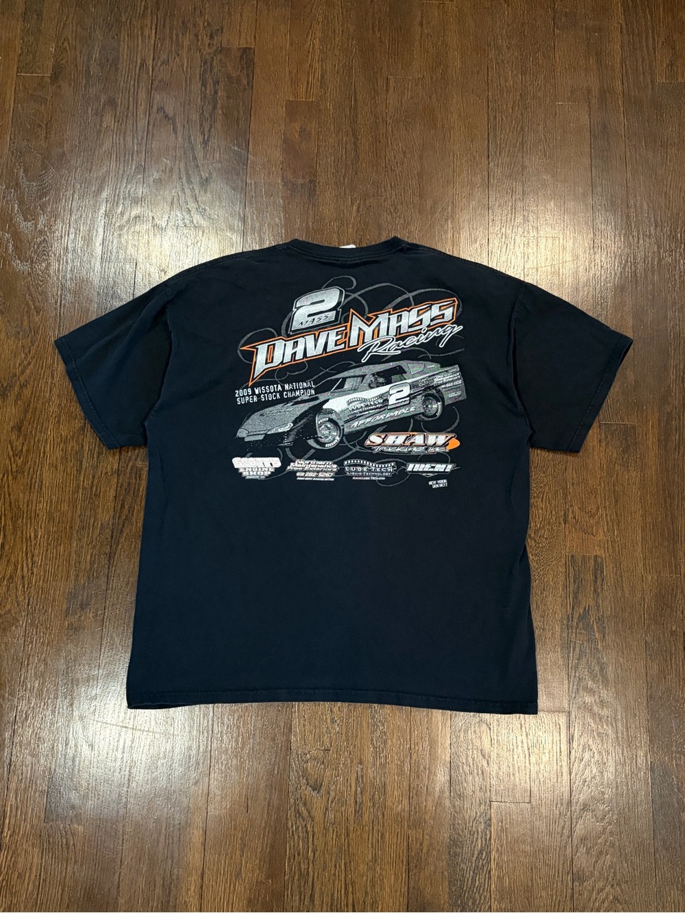 NASCAR Dave Mikes Racing black t-shirt